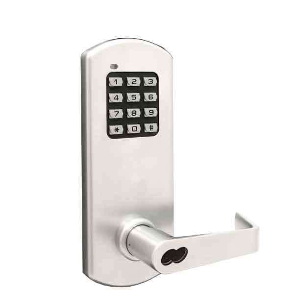 TownSteel: Cyl, Keypad 99 Users-Rigid - 26D